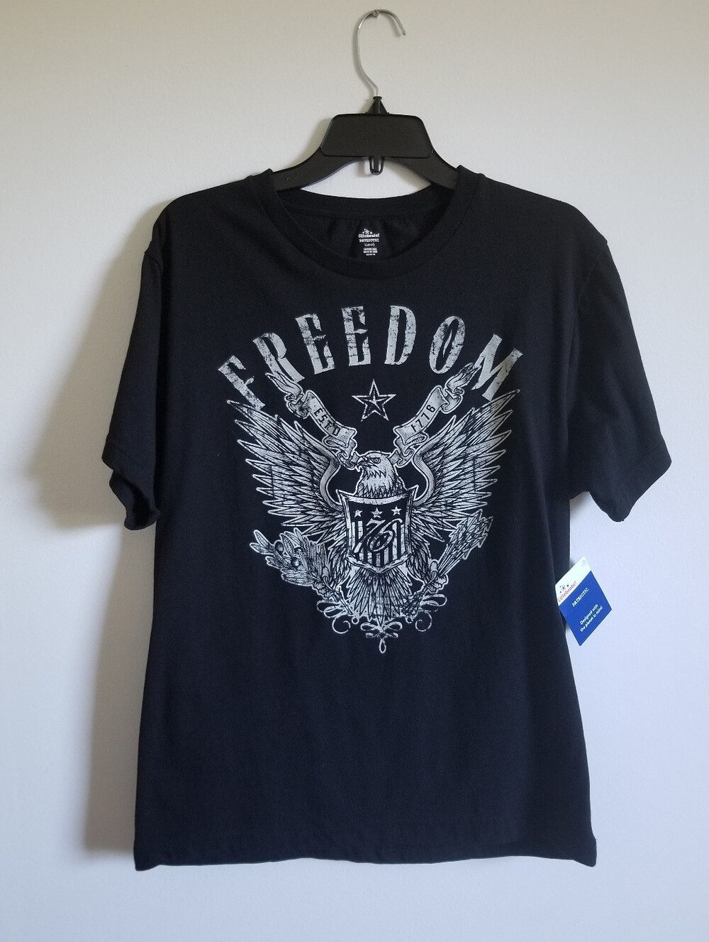 Freedom Graphic Black Men’s T‑Shirt